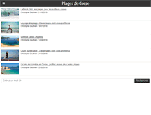 Tablet Screenshot of plage-de-corse.com